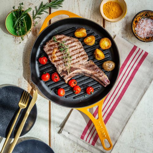 potart sunset-serisi-dokum-grill-tava-28-cm-1