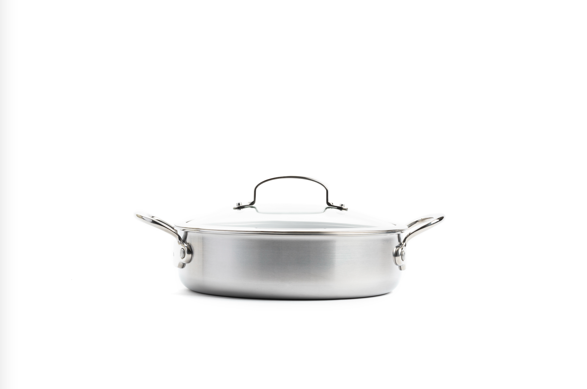 GreenPan Premiere Thermolon Seramik Yüzeyli Kapaklı Basık Tencere 26 cm / 3,8 L – ürün görünümü 4
