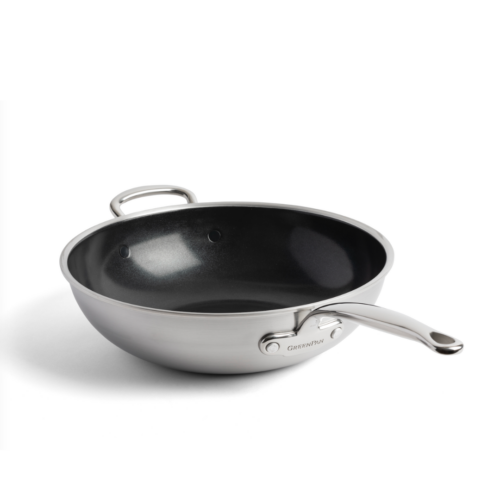 GreenPan Premiere 3PLY Thermolon Seramik Yüzeyli Wok Tava 30 cm / 4,7 L – ürün görünümü 1